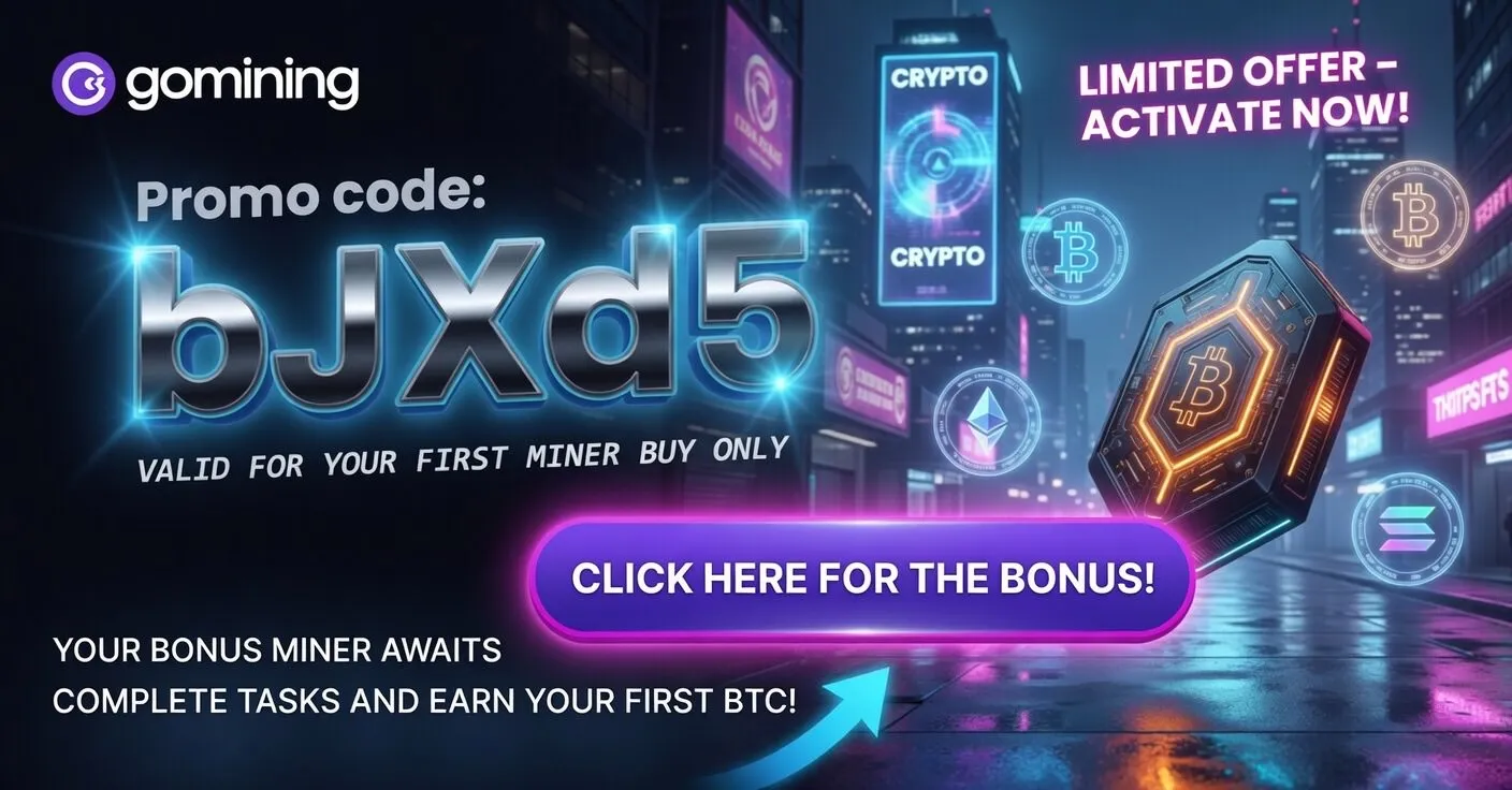 Free 16 TH/s bonus miner GoMining